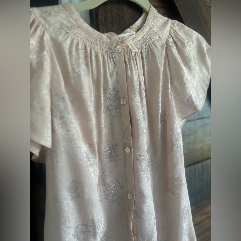 Kids Pink Floral Shirt